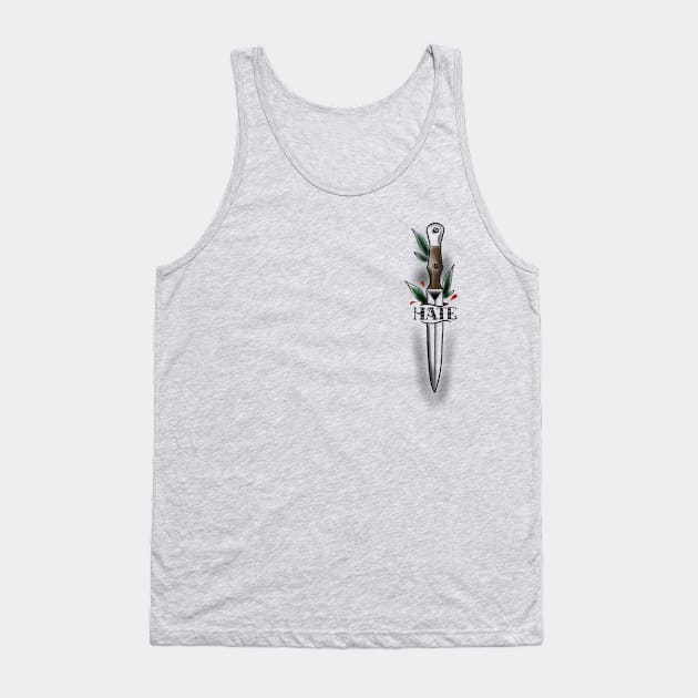 Oldschool knife Tank Top by OktInk